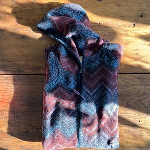 Anthropologie cloak with fringe